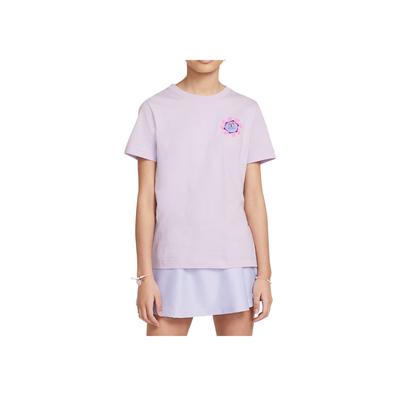 Sportswear T-Shirt SS25 Comfortable Versatile Fashion Soft Short Sleeve Kids Tops Pink Purple HQ3234537