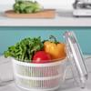 Quick Spin Vegetable Salad Spinner Press-type Salad Dryer Mixer  Vegetable Preparation