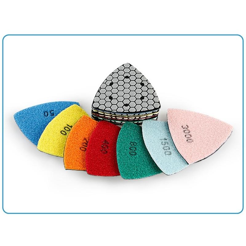 Square Dry Polishing Pads Stones Square Dry Grinding for Efficient Stone surfaces treatments Enhances Work Efficiency