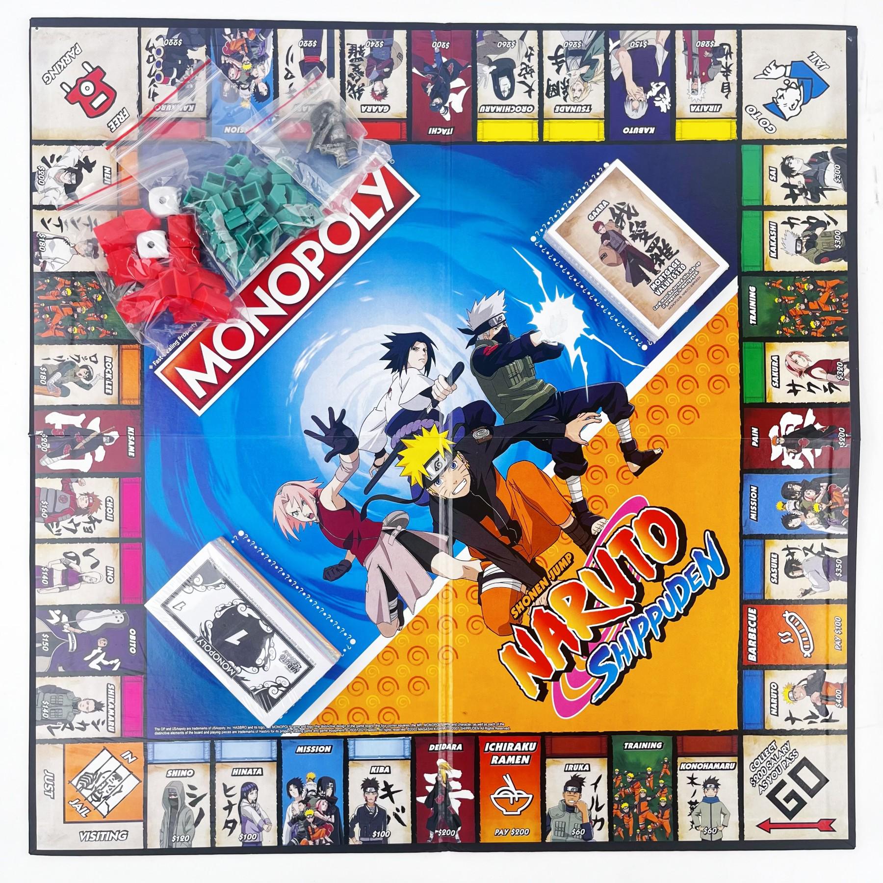 Monopoly Crossover: Dragon Ball, Game of Thrones, One Piece, Godzilla Christmas Edition Board Game Pokemon