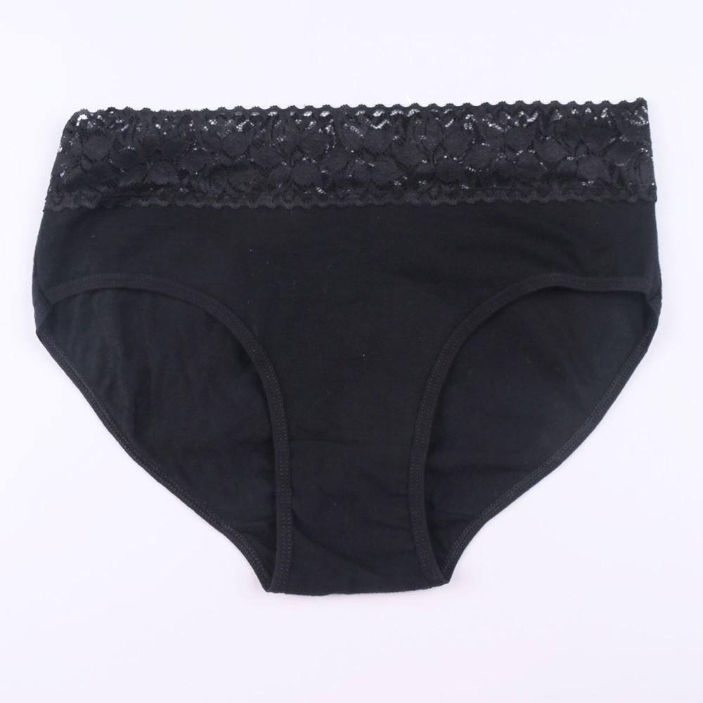 Lace Design Cotton Underwear Wide Belt Leakproof Panties New Menstrual Panties  for Women