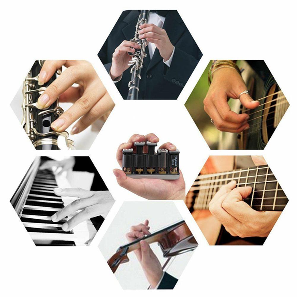 Variable Tension Hand Finger Exerciser Grip Trainer for Music Instrument