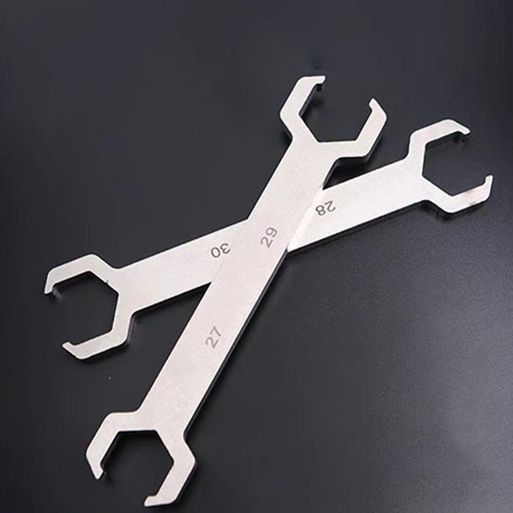 2pcs Underfloor Heating Wrench Double Open Ended Wrench Faucet  Sink Installer Wrench For Home Bathroom