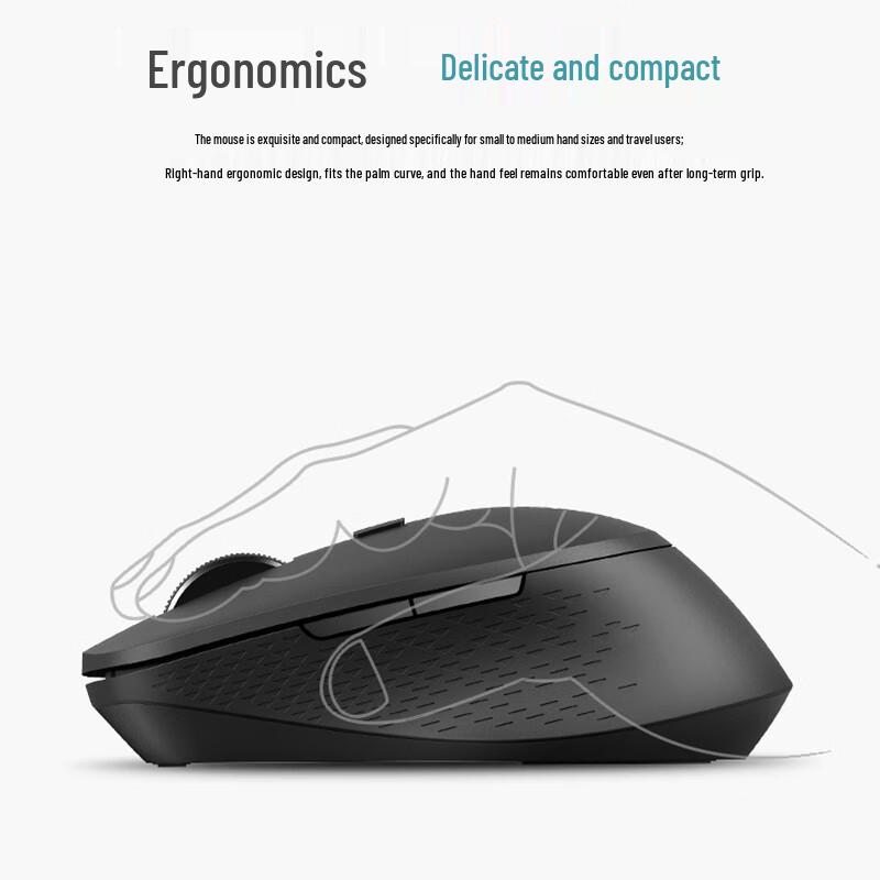 Rapoo M300G Wireless Bluetooth Ergonomic Silent Office Mouse