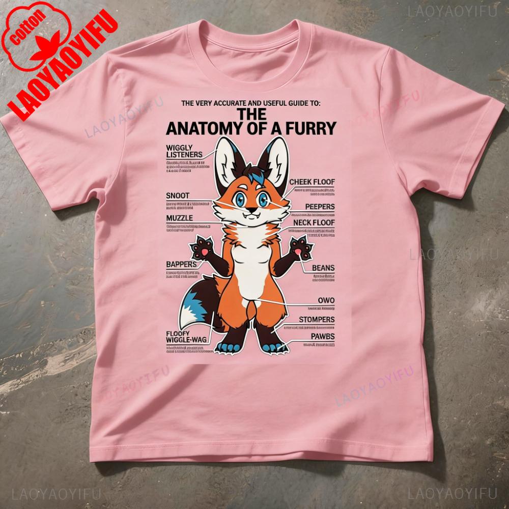 Kožešinový Merch Vtipné Tričko Fursona Fandom Trička Hrdé Kožešinové Oblečení Nadýchaný Milovník Dárek Tričko Pánské Dámské Unisex Ležérní Bavlněné Tričko