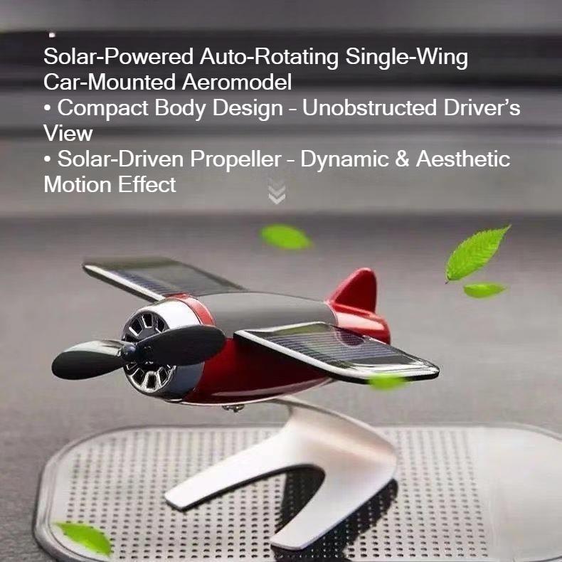 Solární Difuzér do Auta Letadlo 1 Náhodná Vůně Osvěžovač Vzduchu Parfém Unikátní Dekorace na Palubní Desku Dárek pro Muže Automobilové Nadšence