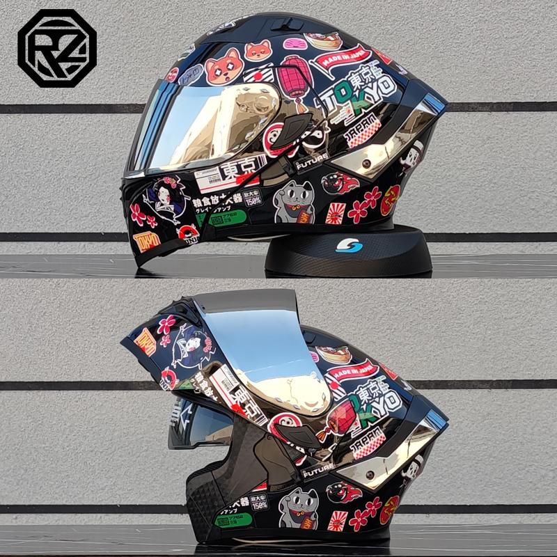 ORZ High Quality Modular Flip Helmet Double Lens Full Helmet Casco Para Motos Motorcycle Travel Half Full Helmet Casque Moto