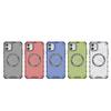 For iPhone11 Pro Max Magnetic Ring Back Cover Phone Case Magsafe Ring Wireless Charge Lens Protect Shockproof Coverage Cases