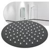 High Pressure Black Shower Head 8 Inch Round Rain Shower Head Luxury