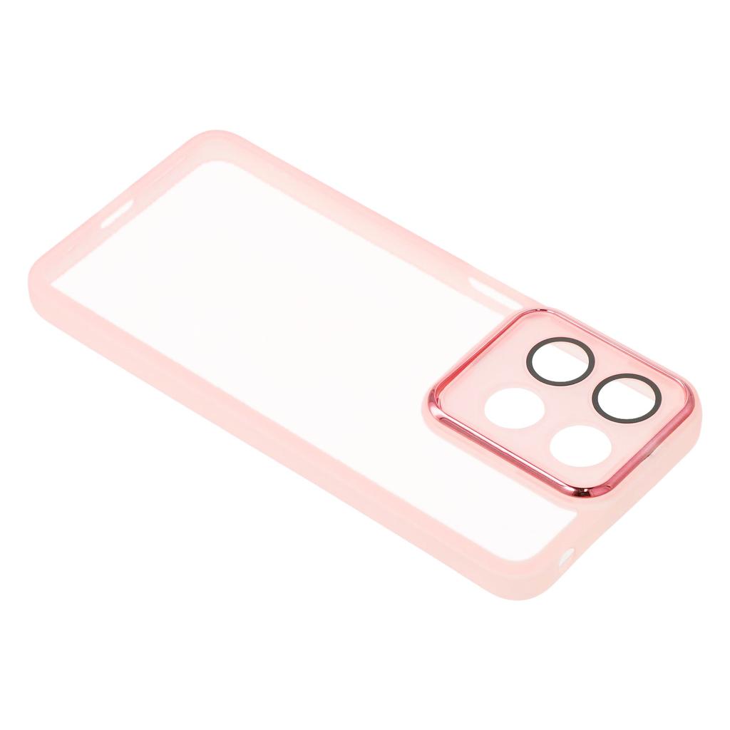 Pro Motorola Moto G15 4G Pouzdro Galvanizovaný Rámeček Fotoaparátu TPU Kryt Telefonu