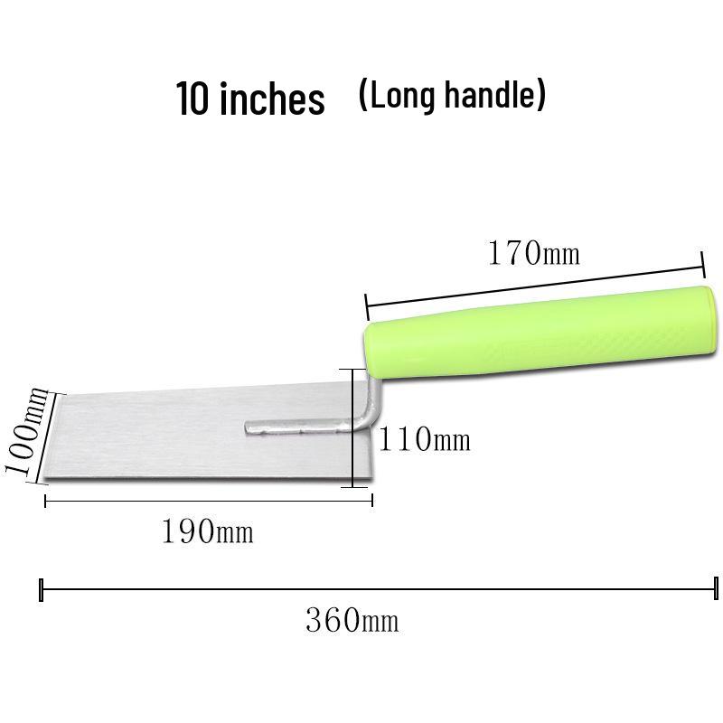 Plastic Handle Bricklaying & Mortar Trowel – 3, 4, 5, 6 Inch Square Masonry Tile Laying Tools