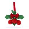 Jellycat Christmas Collection Cute Holly Ornament Doll Plush Doll 15cm Tall