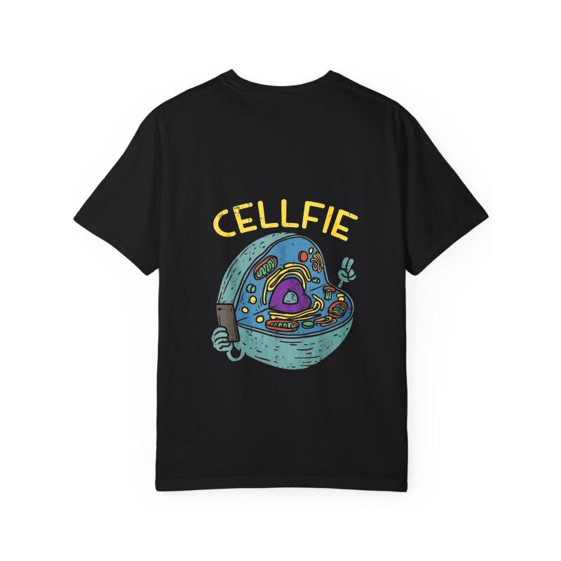 Unisex T-Shirt White Cellfie Cellphone Cell Structure Graphic Print Casual Wear for Men and Women