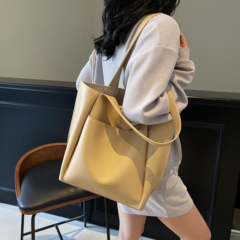 Large Capacity Shoulder Bag For Women Summer Retro Versatile Composite Bags Fashion Commuting Tote Pack Casual Travel Handbags CLE