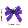 Spider Bow Hair Clip Personalized Side Clip Funny Fashionable Bow Hairpin Accessories For Halloween Party Festival