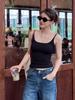 Women's Camisole with Built-in Bra, Padded Cups, Backless Design, Sleeveless Option, Wear as Outerwear or Base Layer
