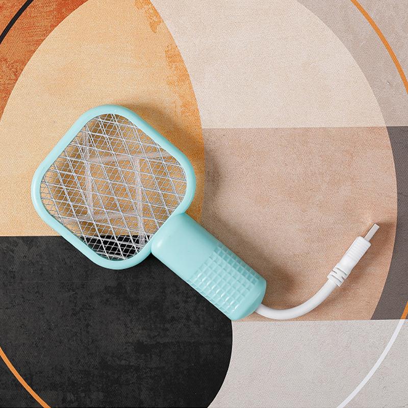 Usb Mosquito Swatter Trap Pest Control Mini Electric Shock Insect Racket Portable Uv Light Fly Bug Zapper Summer