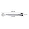 304 Stainless Steel Bathroom Handrail Wall Mounted Shower Safety Bar Bathtub Handrail  For Handicap