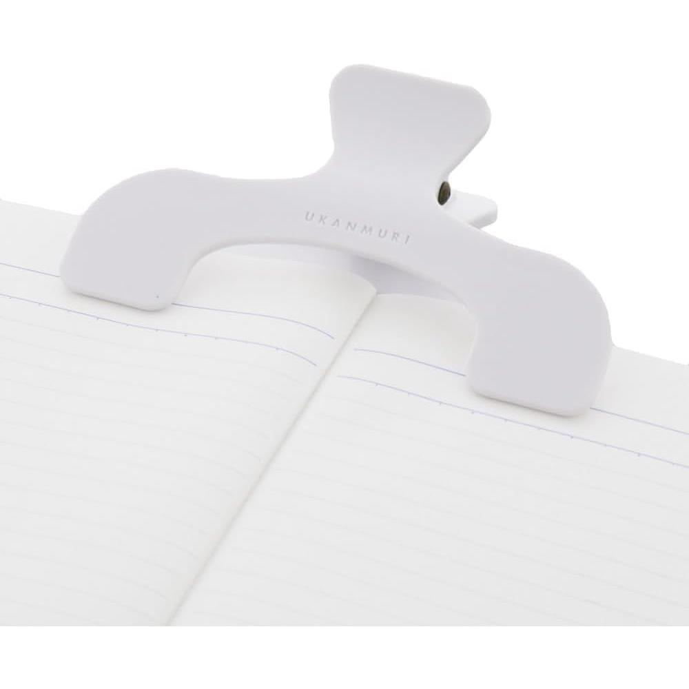 Unbranded Set Of 2 Die Cut Ukanmuri Clip  Silent White 