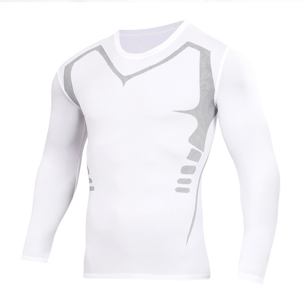 Men's Quick-Dry Compression Sports T-Shirt: Cross-Border Fitness, Short/Long Sleeve Options for Running, Basketball, Football