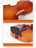 Hand-Crafted Solid Wood Violin: Suitable for Beginners and Professionals, Includes Triangle Case