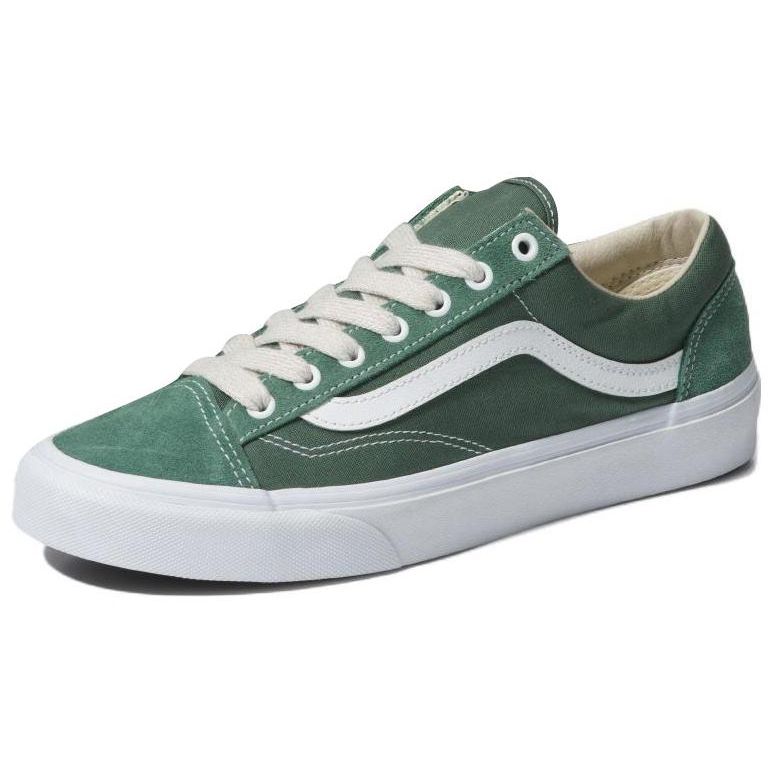 Vans Style 36 Fuzzy Lace Casual Low-Top Skate Shoes Unisex Sneakers Green VN0A54F6YQW