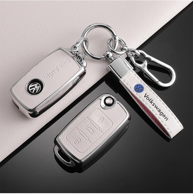 Heißes TPU Auto Klappschlüsselhülle Vollabdeckung Schale Für Volkswagen VW Polo Tiguan Passat B5 B6 B7 Golf Neues Schlüsselanhänger Schutz Zubehör