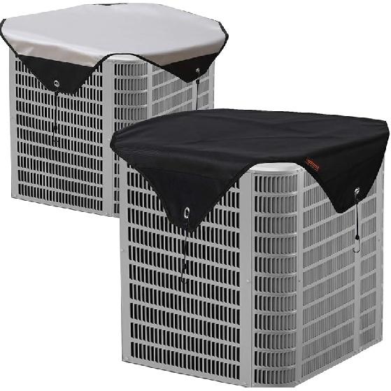 AC Cover for outside units -Central air conditioner Cover Defender-Waterproof Heavy Duty Top Air Conditioner Cover (36X36 inch) 32X32 inch