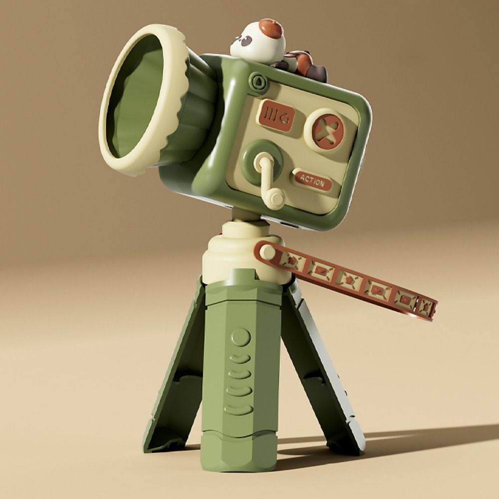 

Adjustable Camera Shape Fan Cartoon Handheld Fan Cute Desktop Fan Summer червоний