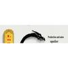For 2013--2018 Peugeot 206 Hatchback Rear Roof Spoiler Trunk Lid Wings ABS Plastic Black Carbon Car Exterior Tuning Accessories