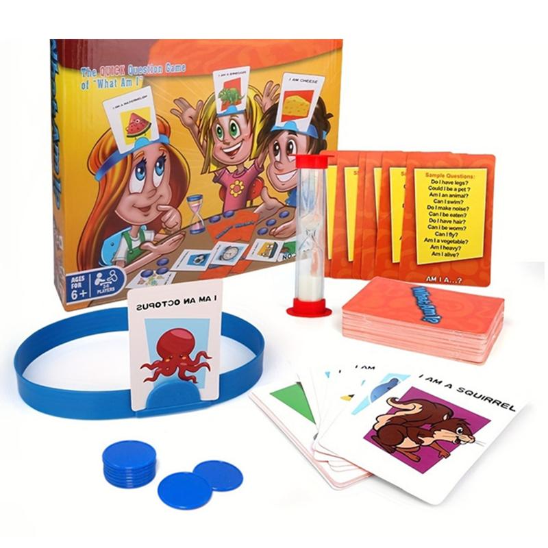 Guess Who? Board Game - Logical Reasoning, Parent-Child Interaction, Tabletop Game, Children s Guessing Game, Card and Board Toy синий