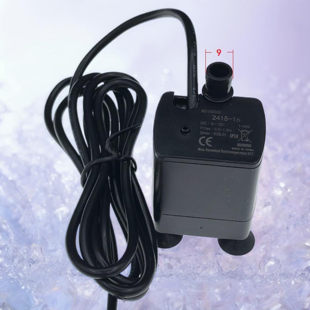 Quiet Water Circulation Fountain Pump With Flows Control Low Noise Small Submersibles Water Pump Easy to Install