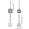 MultiPurpose Cats Litter Scoops Stainless Steel Handle for Household Cage Cleaning Litter Cleaning Tool