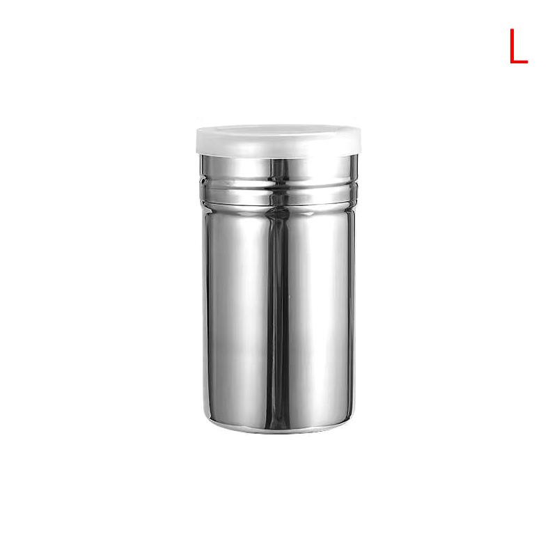 Nerezový šejkr na kávu Kakao Čokoládová mouka Práškový cukr Síto Filtry Dort Bbq Kuchyňské nářadí s víkem