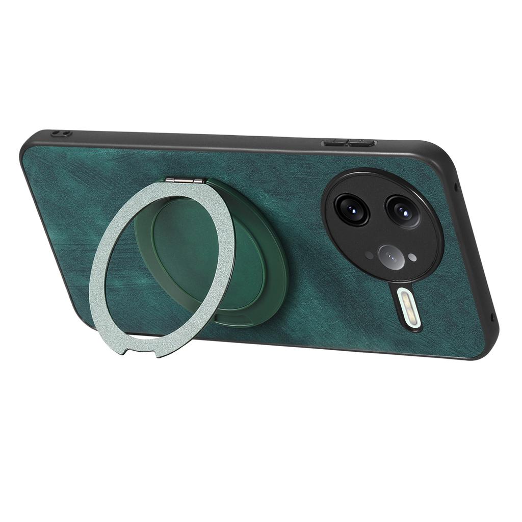 For Xiaomi Poco F7 Ultra 5G/Xiaomi Redmi K80 Pro 5G Phone Case with Rotating Kickstand Stress Relief Retro Leather Back Cover