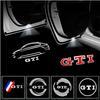 2Pcs LED Car Door Welcome Light Projector Lamps for VOLKSWAGEN VW Golf 5 6 7 GTI GTD GTE Tiguan Arteon BORA Passat EOS Touareg