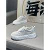 Summer new low-top woven breathable and comfortable casual soft-soled lace-up shoes bm