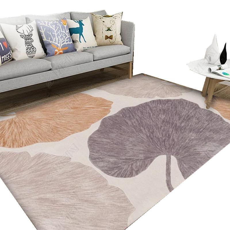 Nordic Living Room Carpet Bedroom Bedside Carpet Geometric Flower Carpet