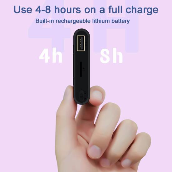 

Полезный адаптер 100 мАч, черный приемник-передатчик, Bluetooth-совместимый 5,3 3,5 мм, AUX автомобильный приемник, автомобильный приемник, офисный аксессуар