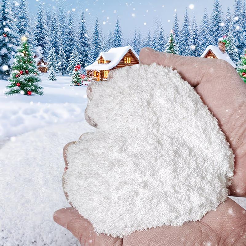 Artificial Fake Snow Powder, Snowfall Powder, Artificial Snow For Film And Television, Christmas Decor Winter Holiday Party Diy