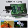 4.3 Inch Digital Microscope 1080P 50-1000x Coin Microscopio 2000mAh Soldering Microscope for Electronics Repair PCB PC Laptop
