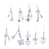Sweet Heart Bowknot Bead Pendants Phone Charm Straps Lanyard Purse Accessories