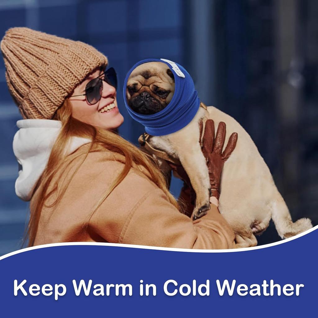 Nanaki Upgraded Dog Calming Hoodie Anxiety Relief, No Shake Ear Wraps for Dog, Soft Dog Hematoma Ear Wrap Anti-slip Dog Head Muffs Ear Protection Dog