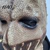 Creepy Realistic Masque Halloween Scarecrow Masque, Adults Scary Full Head Honor for Latex Cosplay Party Props Costume, Haunted House Photogenic