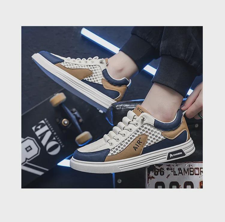 Adidași de vară cu plasă pentru bărbați 2024: Pantofi sport casual respirabili, versatili, ușori, la modă