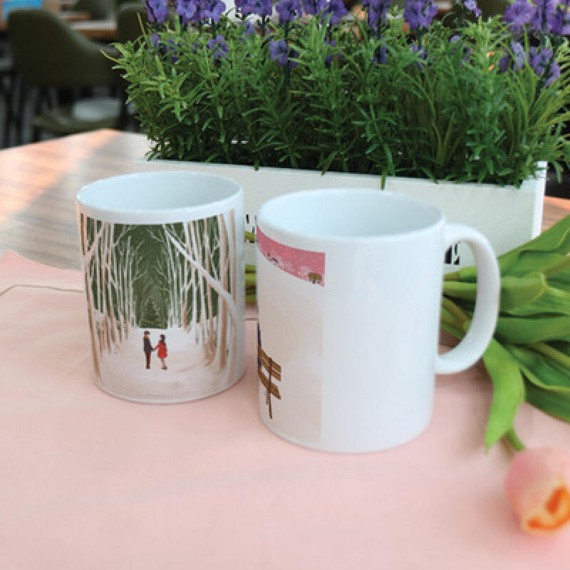 cb694-Design Mug 2p-Snowy Street with You