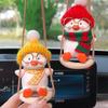 2025 Christmas Swing Duck Ornaments Mini Duck Netred Hanging Pendant Car Interior Decoration Xmas Birthday Gifts