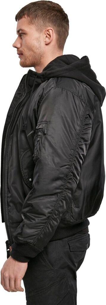 Winter Jacket Brandit MA1 Sweat Hooded Jacket Black