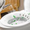 Sitz Bath Toilet Seat Collapsible Seat Sitz Foldable Squat Free Sitz Bath Reusable Toilet Sitz Bath