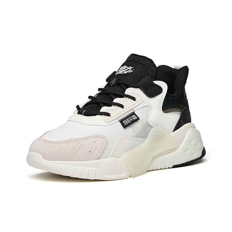 Anta Magic Cube Synthetic Leather Fabric Refuse Mediocrity Non-Slip Wear-Resistant Shock Absorption Low-Top Dad Shoes Women sneaker 122148808-2